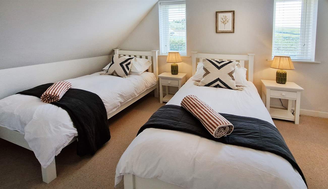 The twin room is ideal for either children or adults. 