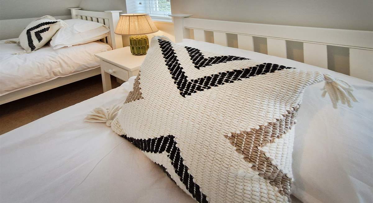 Lovely linens await. 