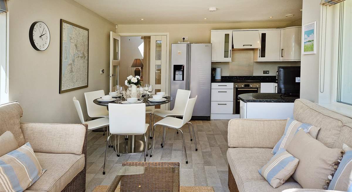 The kitchen/diner is perfect for sociable holidays. 
