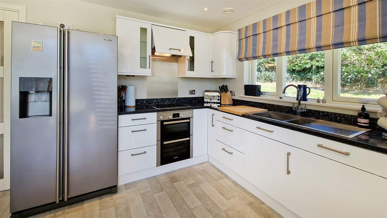 The kitchen has all the equipment you will need to cook a holiday meal.