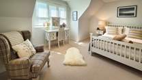 The bedrooms are beautifully crafted. 