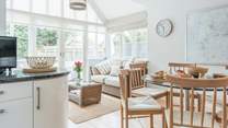 The kitchen/diner is perfect for sociable holidays. 