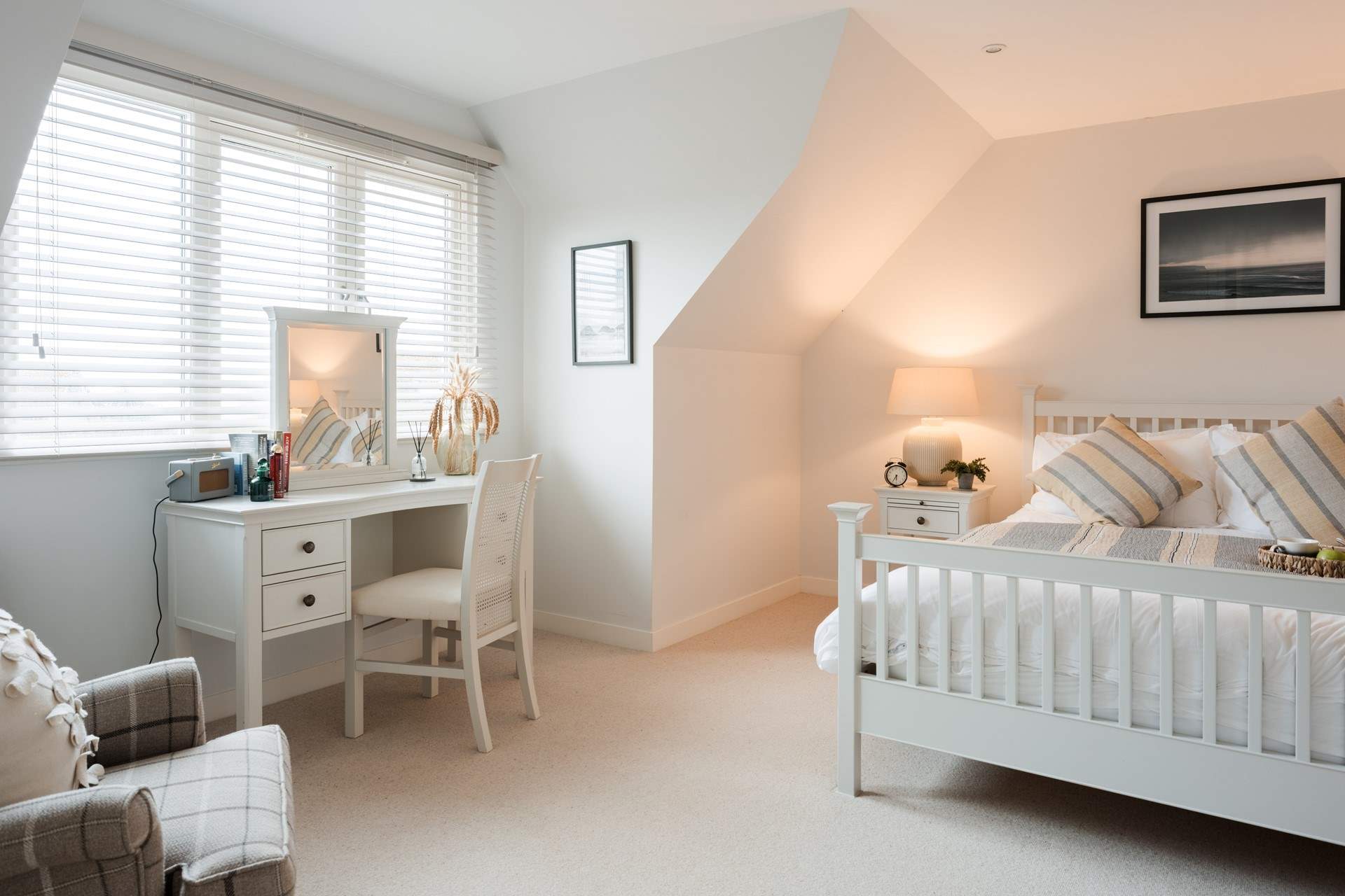 The bedrooms are beautifully crafted. 