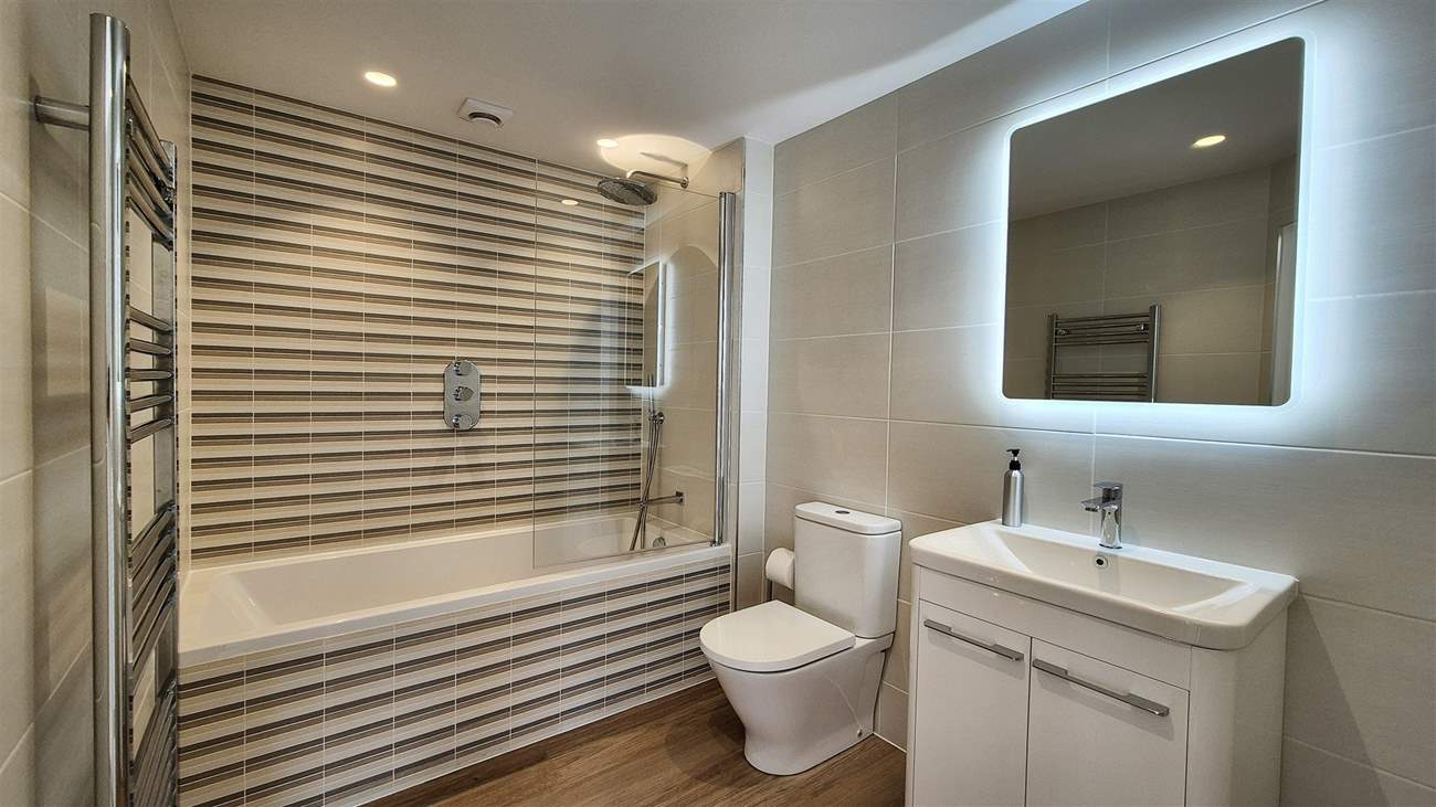The downstairs bathroom.