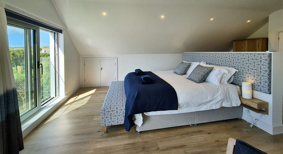 Bedroom three is a spacious room with a super king bed.