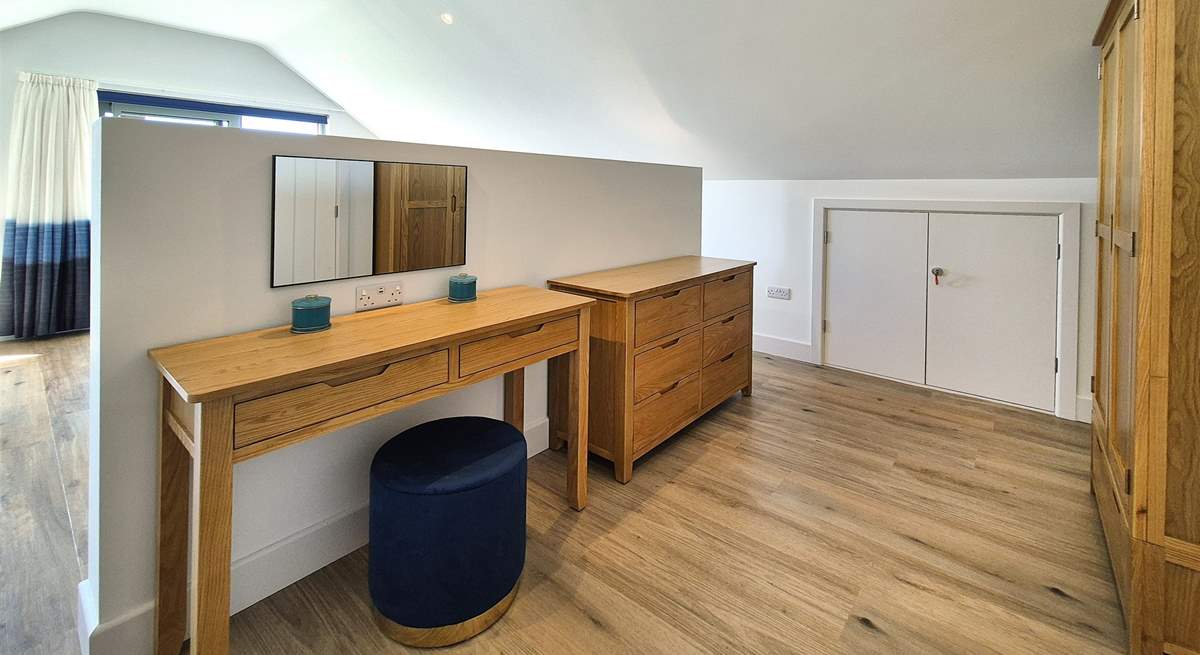The beautiful dressing area.