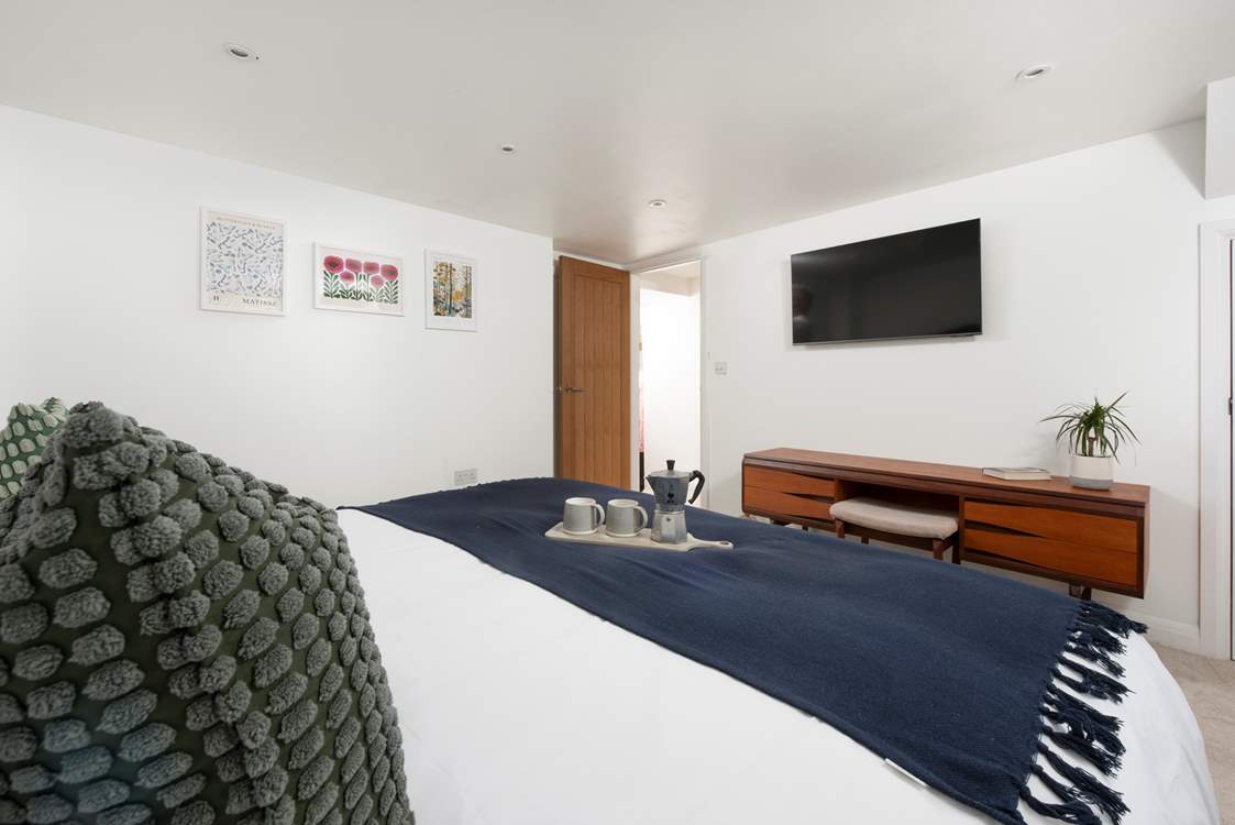 A lovely area to relax in, complete with a Smart TV.