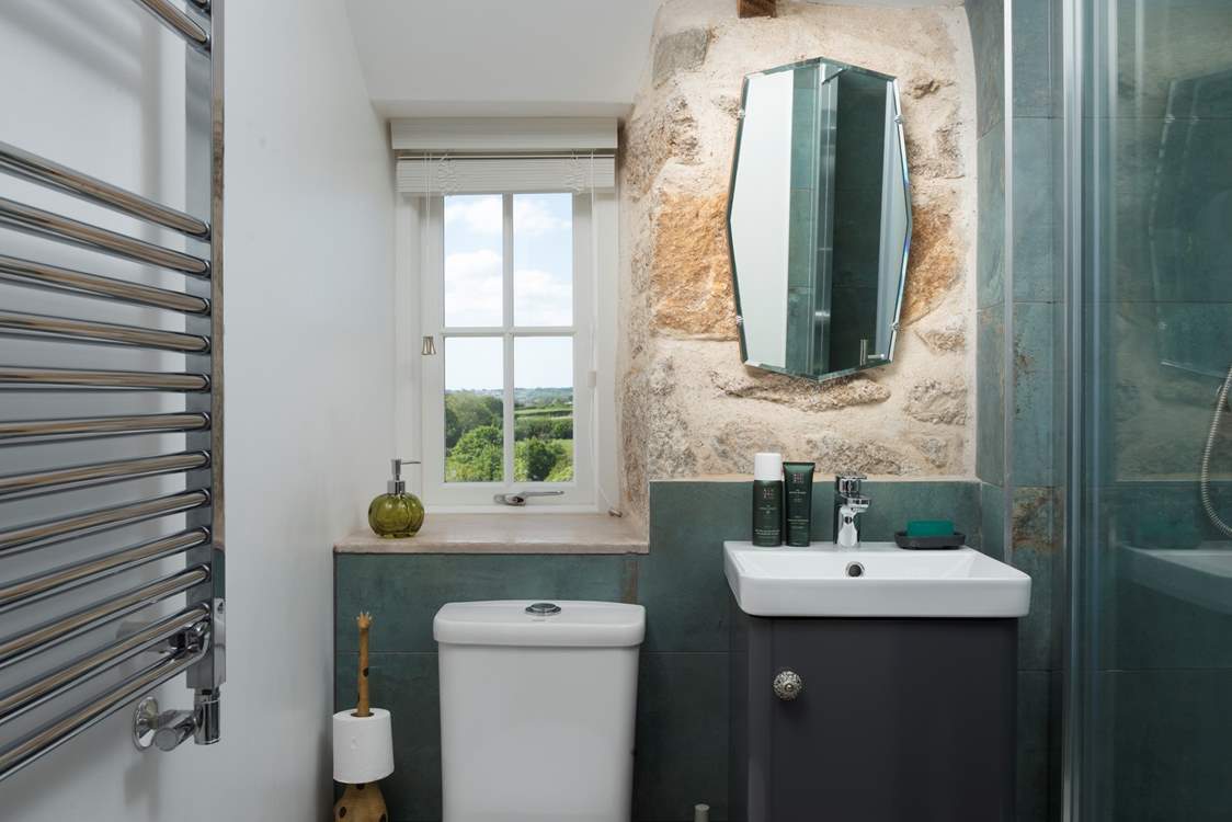 The en suite shower-room.