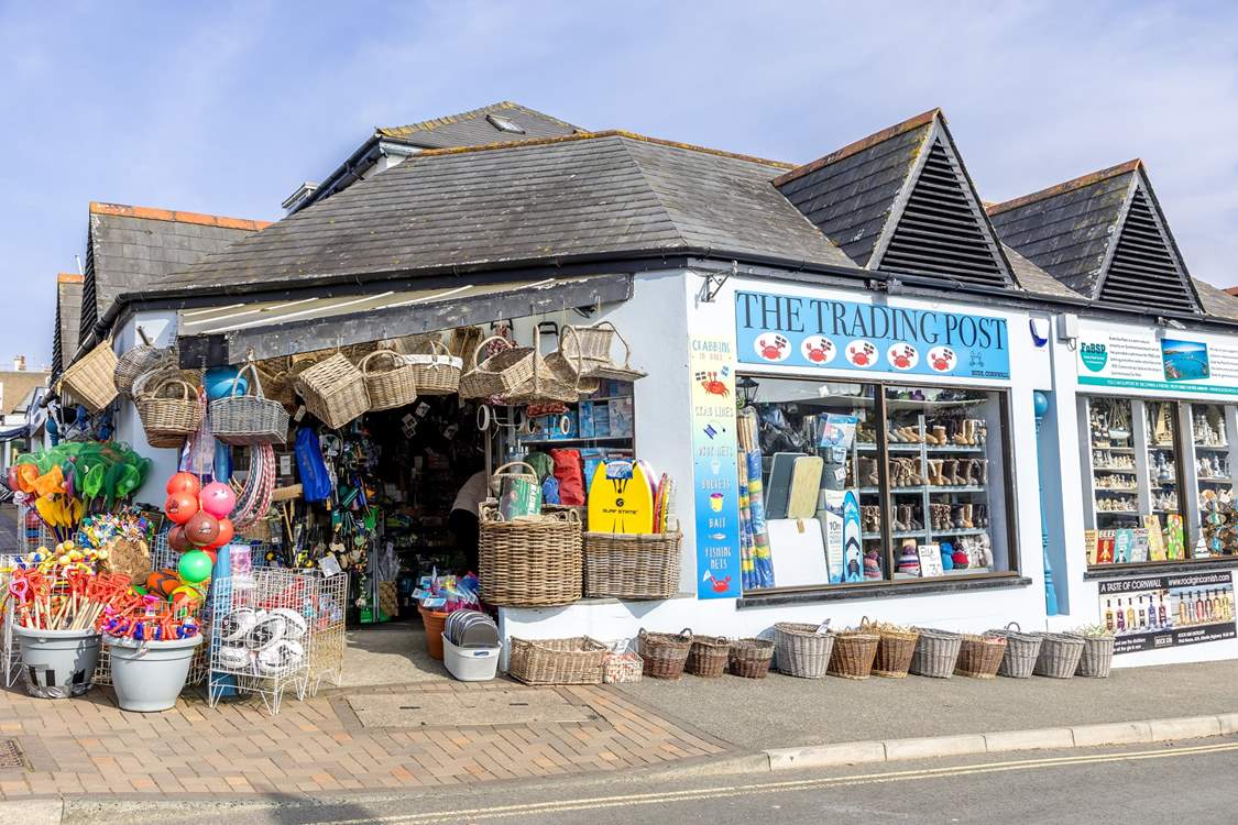 If you've forgotten that all-important bucket and spade, Bude has plenty of shops for all your holiday essentials.