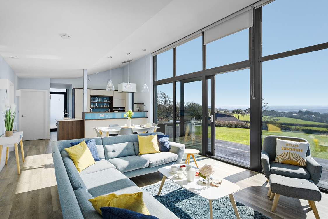 Head out onto the decking and take time to breathe in the fresh air whilst the view washes over you.