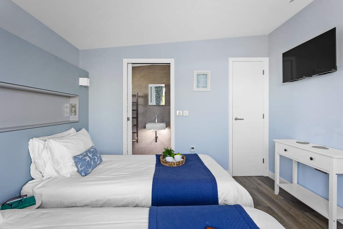The perfect holiday bedroom set up meaning everyone has their own space should they need to retreat and recharge.