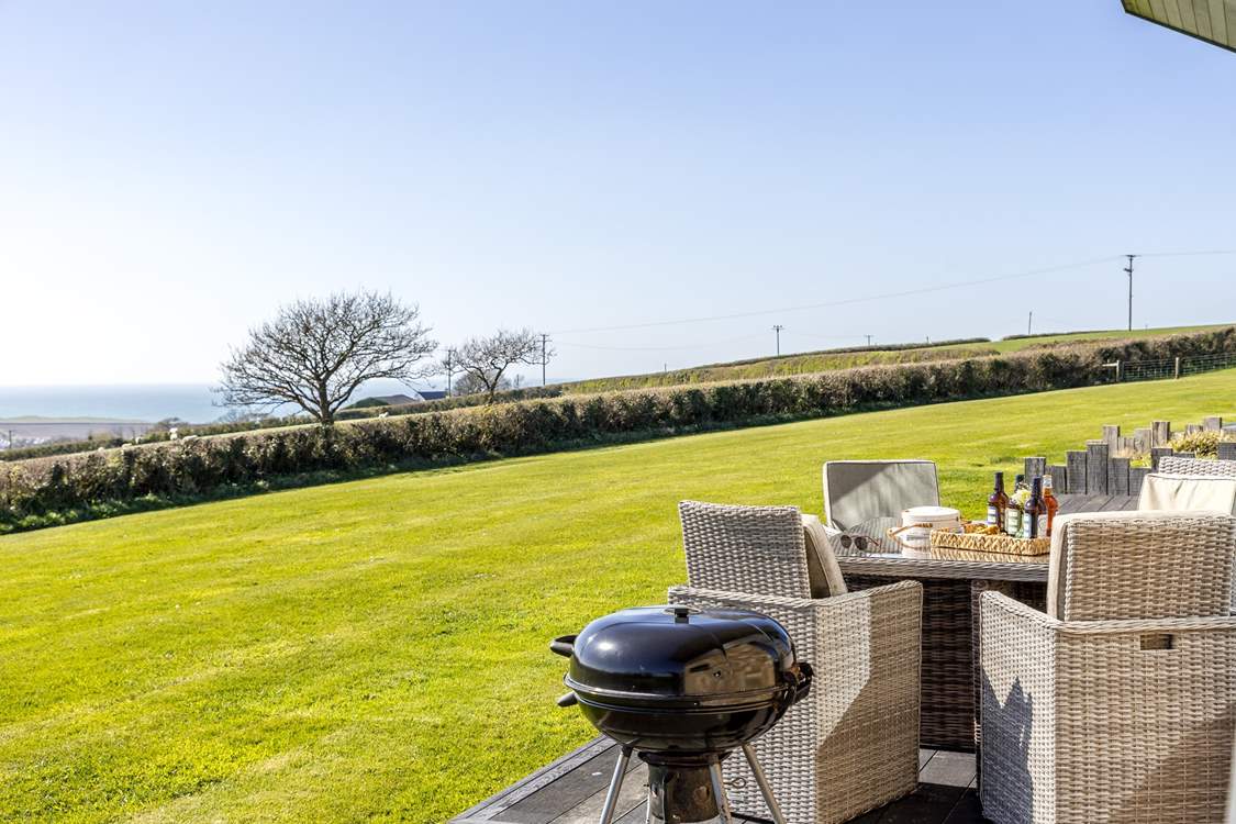 Enjoy the view of the sea whilst the children play on the front communal lawn shared with the front row properties.