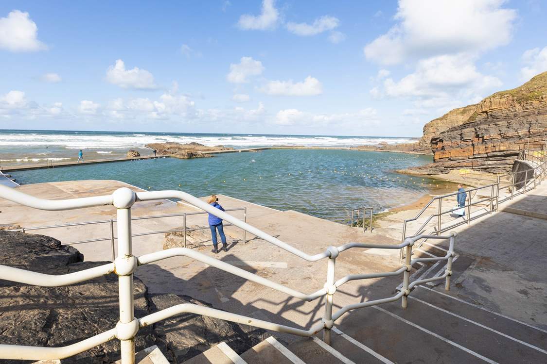 The famous Bude sea pool!