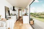 The open plan living space creates a relaxing environment.