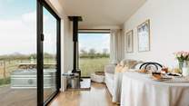 With beautiful countryside views out of each window, you'll never want to leave. 