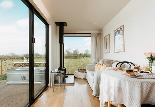 With beautiful countryside views out of each window, you'll never want to leave. 