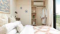 The star-gazing skylight makes those slow mornings in bed even more relaxing. 