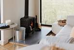 Light the wood-burner for those cosy nights in.