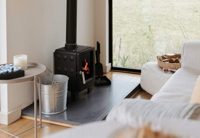 Light the wood-burner for those cosy nights in.