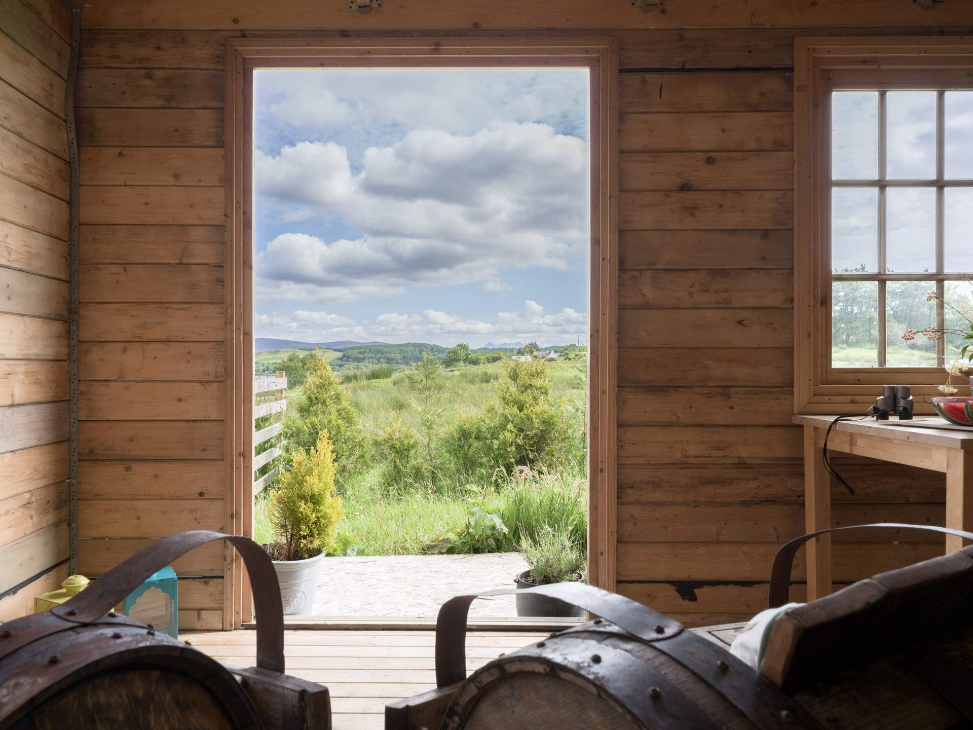 The summer-house is just the place to sit and while away an hour or two in perfect solitude. 