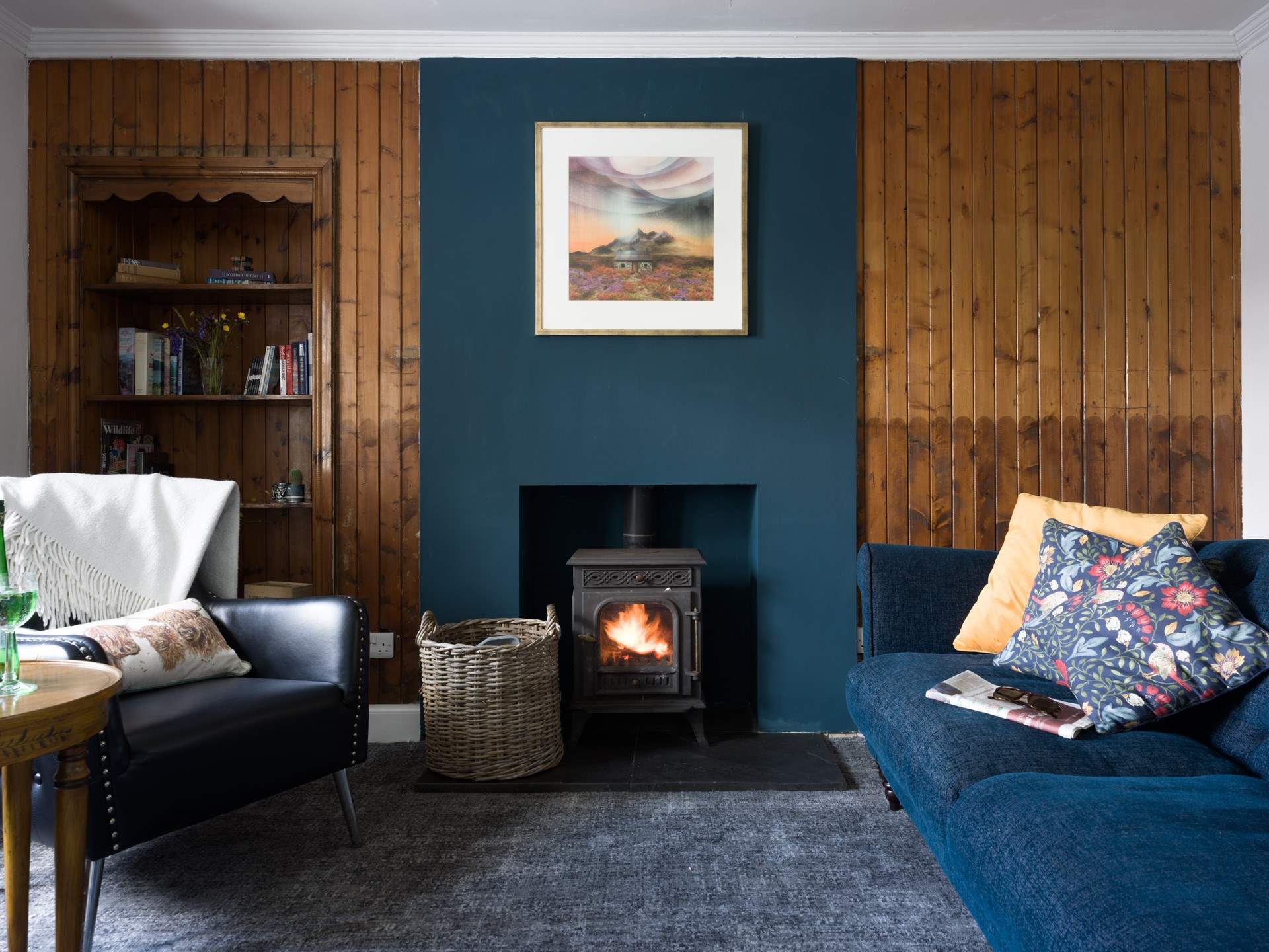 Vanilla Skye is a traditional crofter's cottage and so cosy too. 