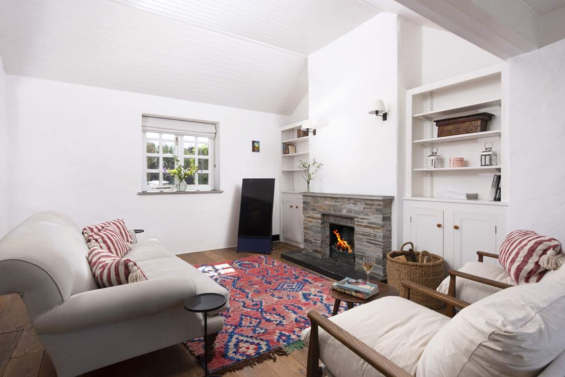 The open fire is a welcome sight on those out-of-season breaks.