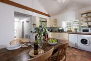The kitchen/dining-room is sure to be the heart of the home.