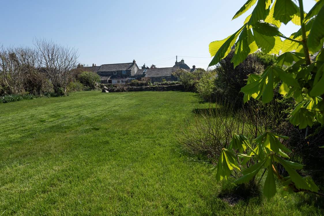 This lawned area is perfect for garden games and where younger members and your four-legged friends can burn up any excess energy.