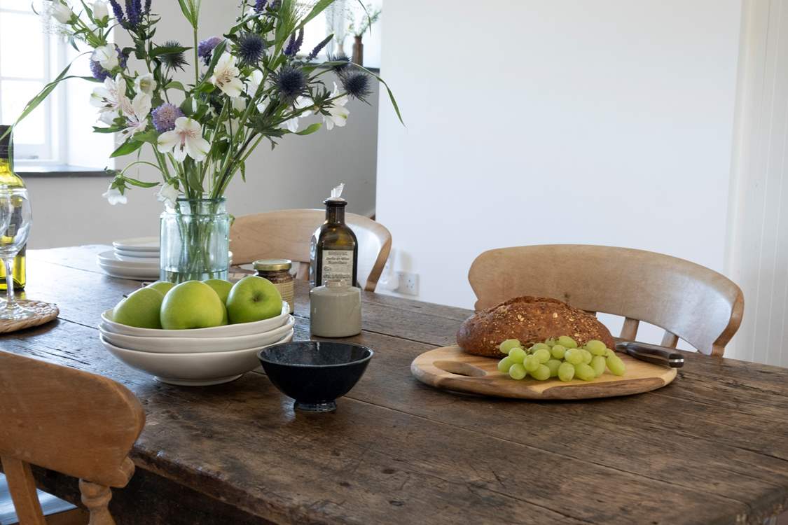 The local farm shop is within walking distance, ideal for picking up some local fare.