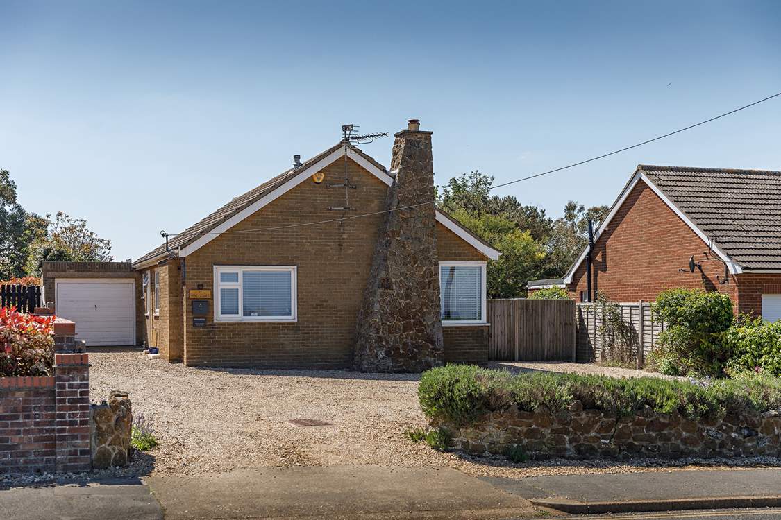 Plenty of room for extra visitors on the driveway.