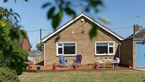 Enjoy the peace and tranquility in the south-facing garden.