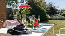 Fresh produce from the local high street shops,  minute a few minutes drive or an enjoyable walk.