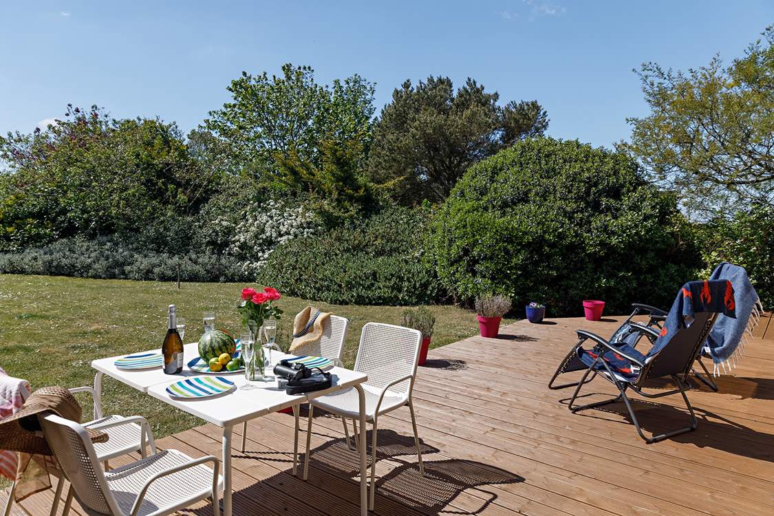 Relax back on the sun-loungers and pick up that novel you've been meaning to finish.