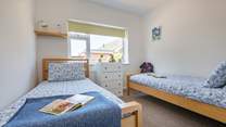 Full size twin beds (3ft) ideal for adults or children.