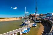 Take the Coasthopper bus and explore Wells-next-the-Sea, a hot-spot for 'crabbing'.