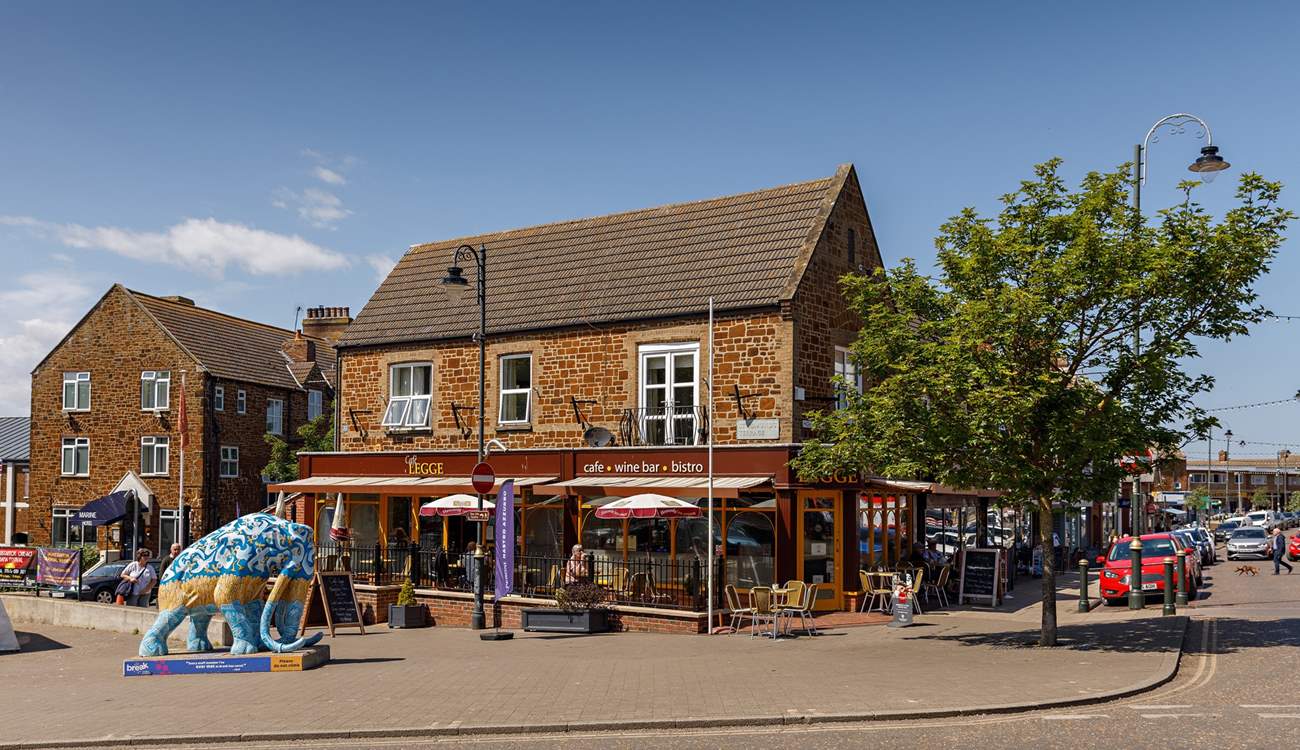 Plenty of lovely eateries and bars to explore on the high street.