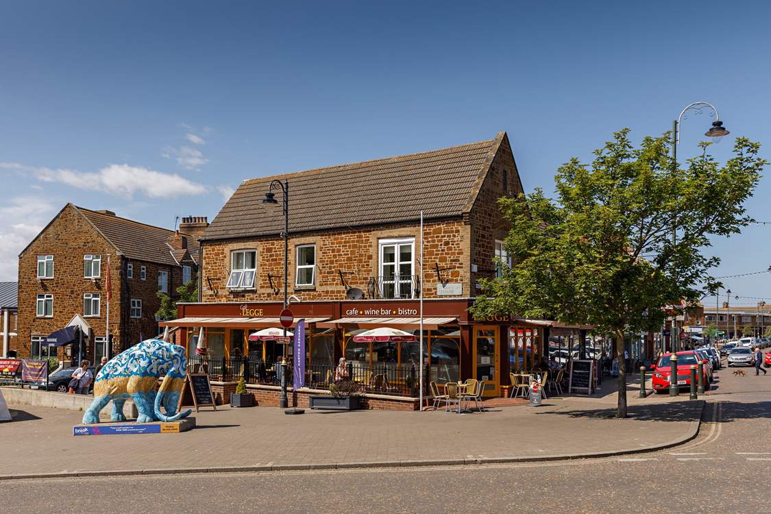 Plenty of lovely eateries and bars to explore on the high street.