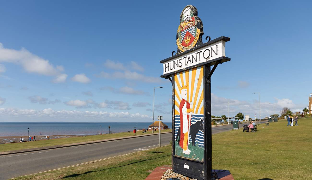 A view from 'The Green' towards the promenade, an enjoyable stroll from Honeystones.