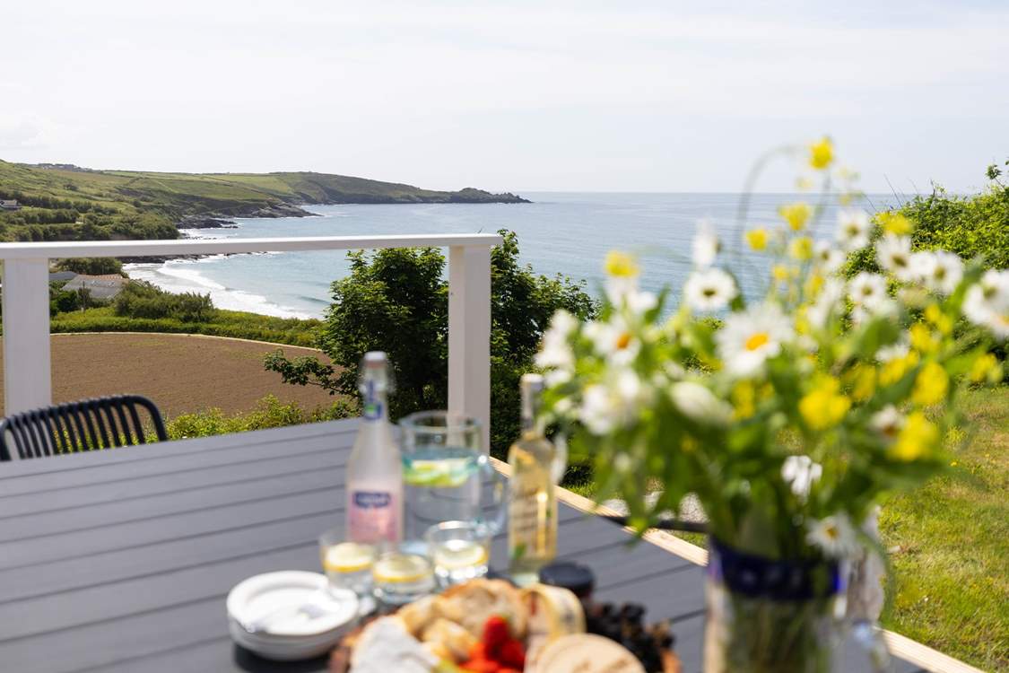 A terrace with a stunning view.