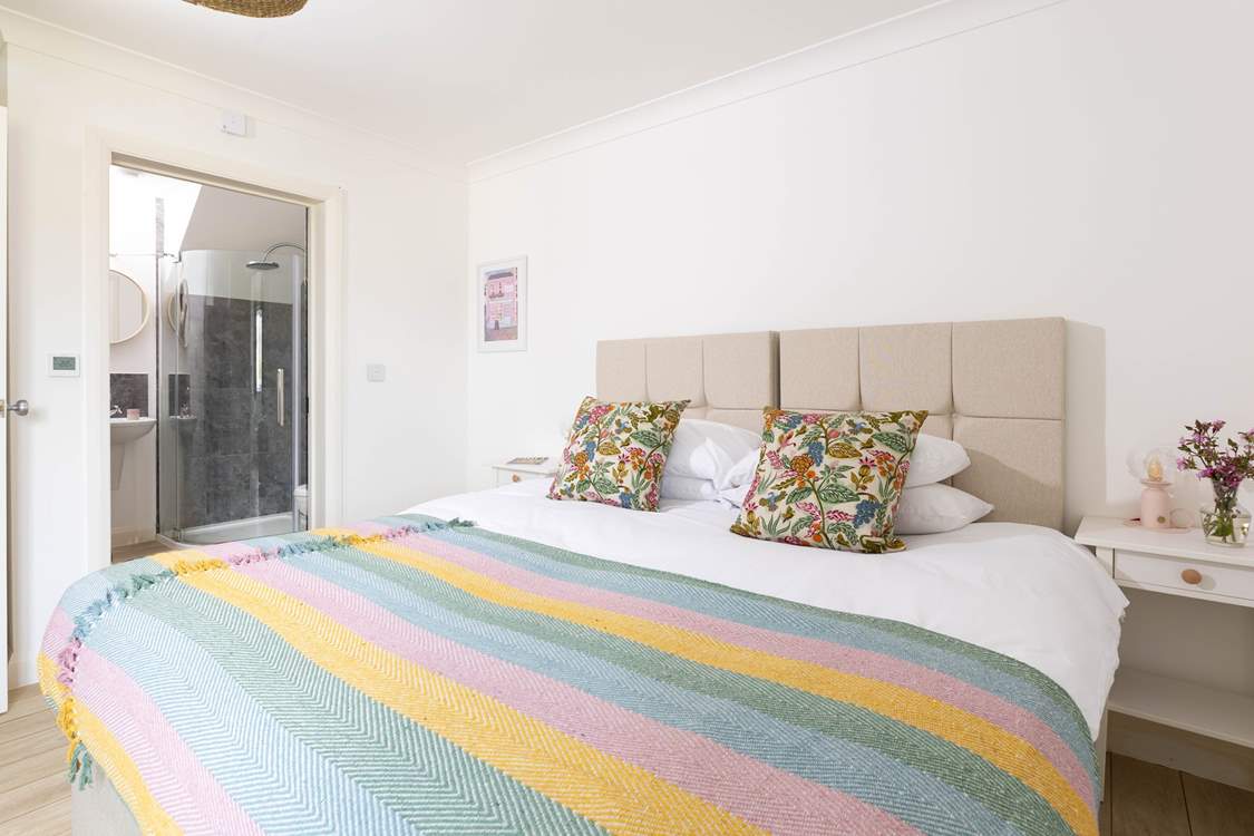 The third bedroom is another super-king, 'zip and link' with delightful en suite shower-room.