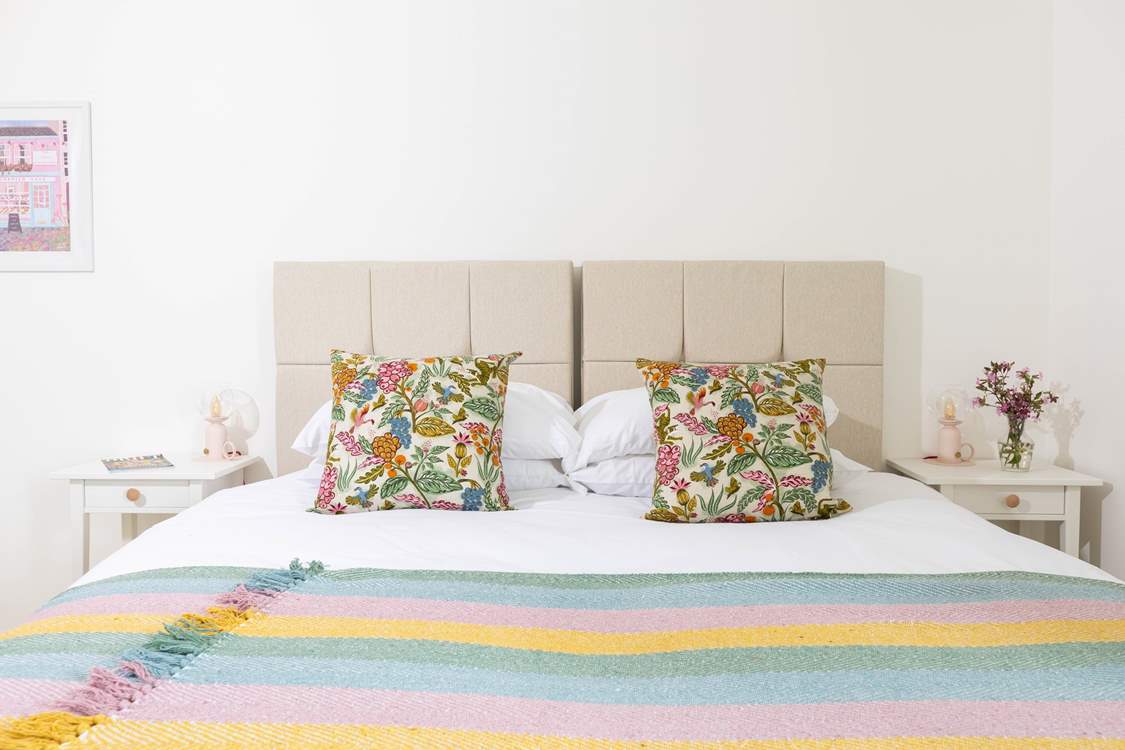 A charming room for a restful nights sleep.