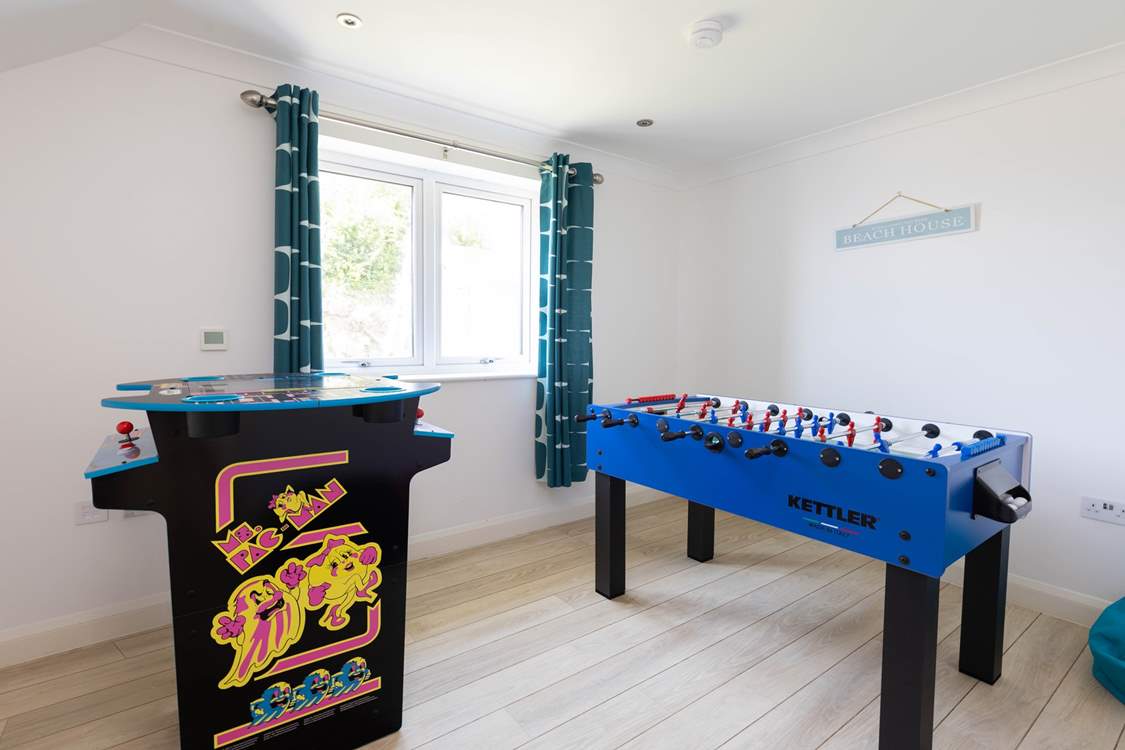 A games-room next to the kitchen, fun for all the family!