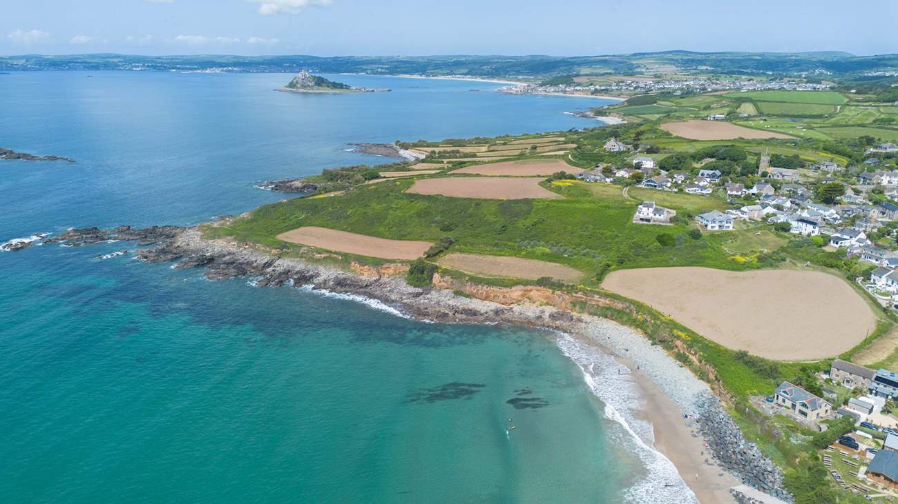 The crystal clear waters, perfect for swimming and surfing or just admiring!