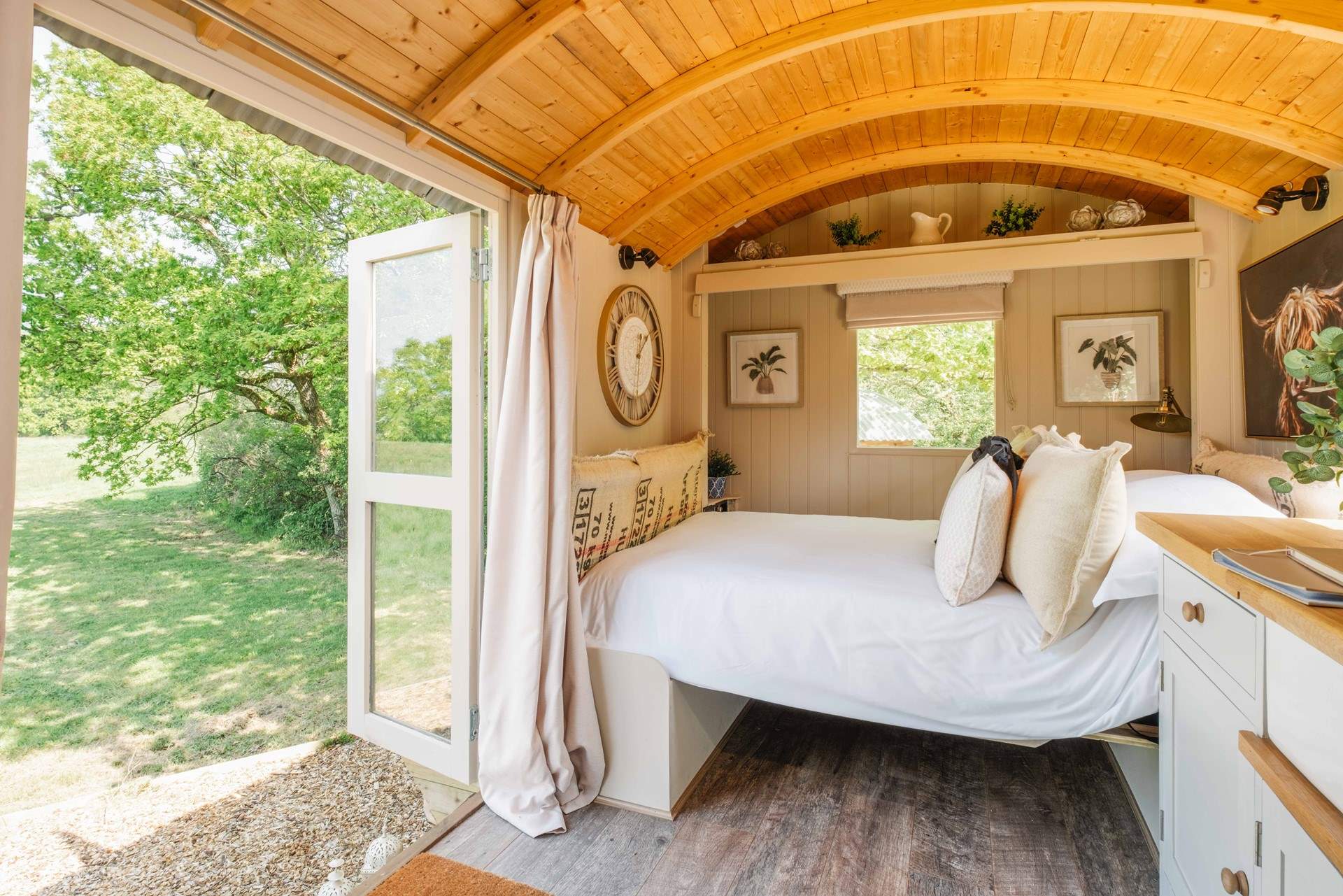 Step inside and fall in love with the romantic interiors. 