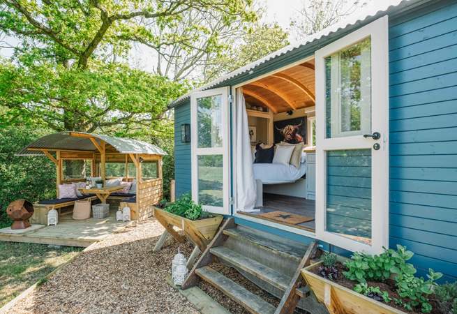 What a special hideaway to retreat to with the one you love most. 