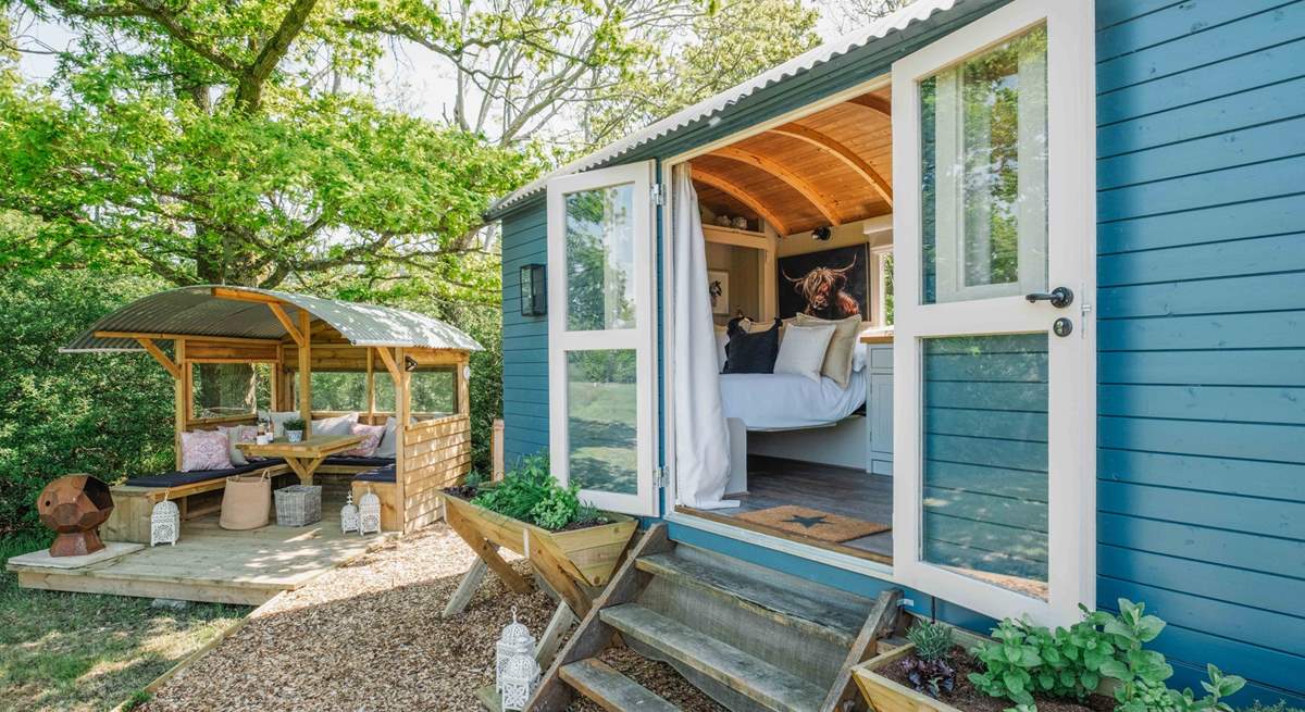 What a special hideaway to retreat to with the one you love most. 