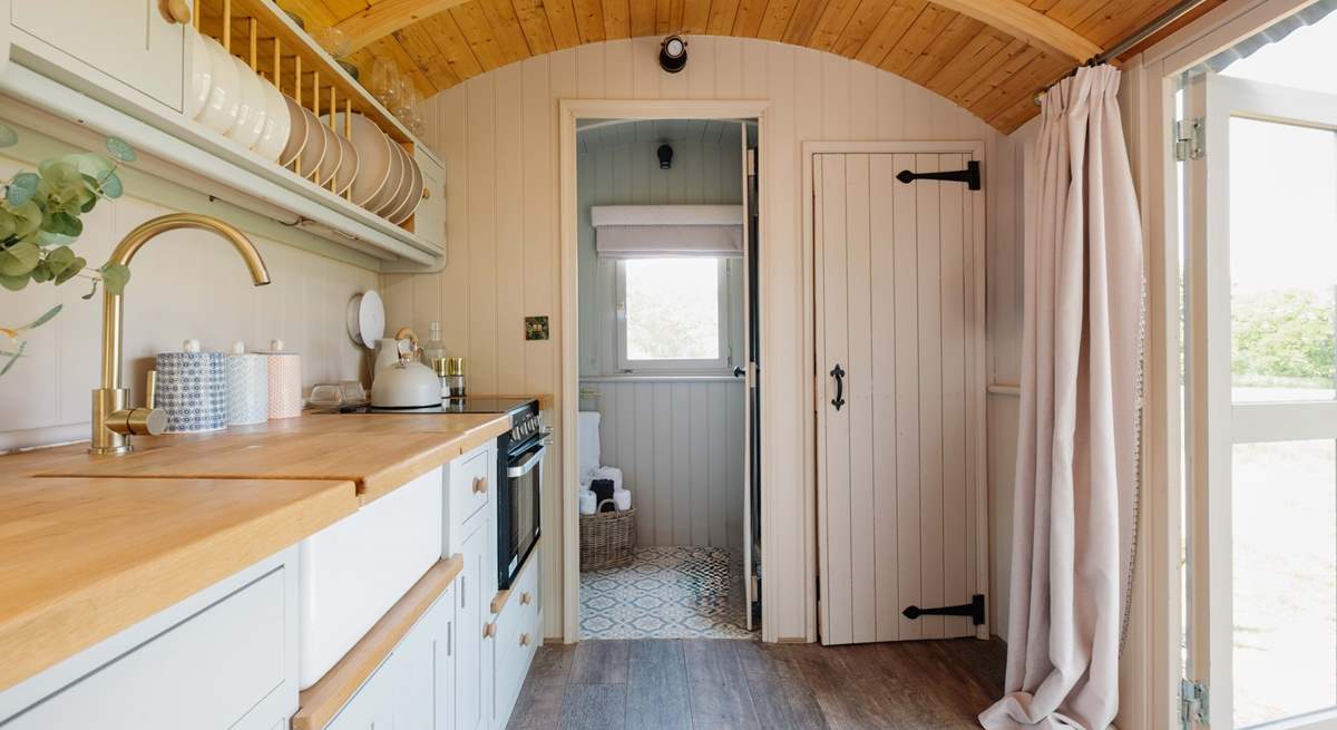 Open plan living is a dream here. 