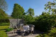 There are plenty of secluded areas in the garden for a delightfully luscious meal.