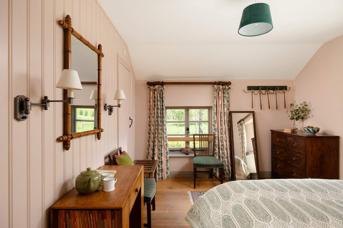 Country cottage style is evident throughout this gorgeous cottage.