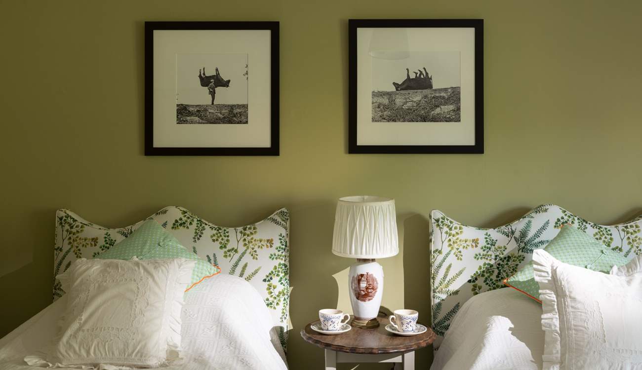 Paint is a speciality of the owners so you will find beautiful colourways all through the cottage. 